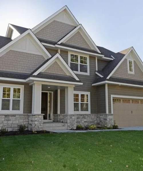 hardieshingle siding installed